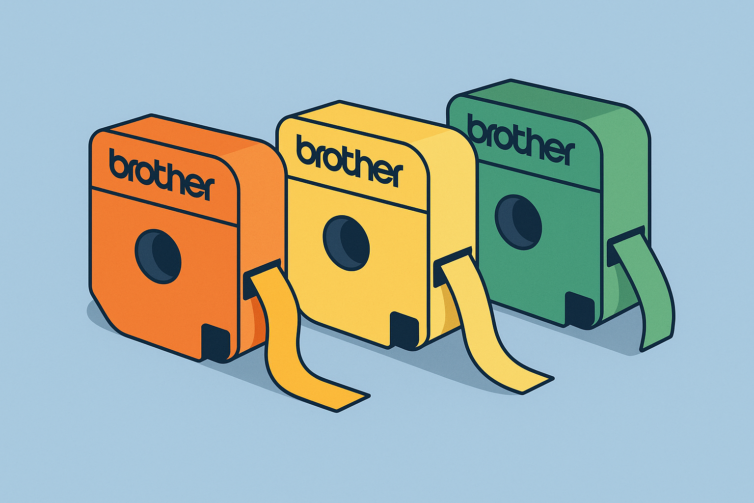 Cintas Brother fluorescentes (TZ/TZe)