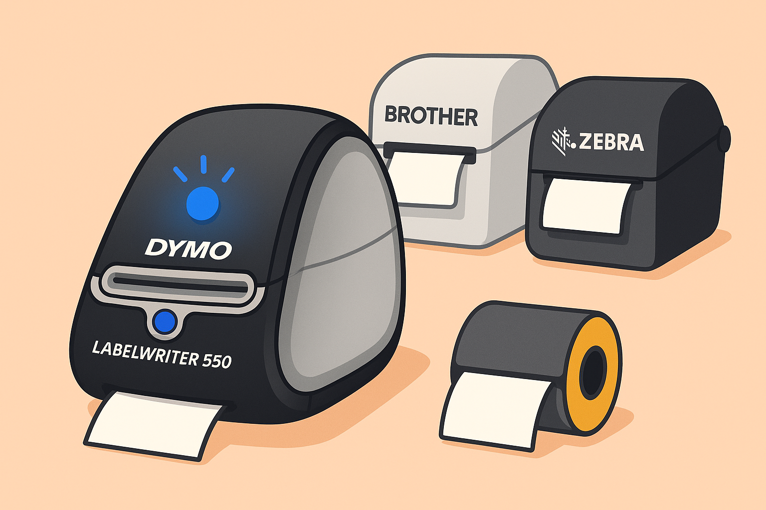 ¿La luz de la impresora Dymo parpadea? Esto es por qué
