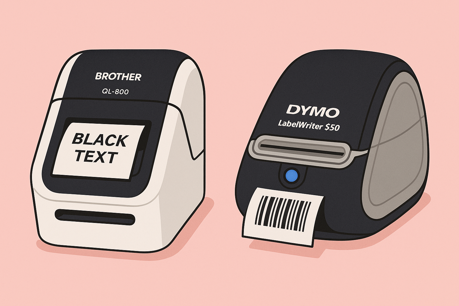 Brother QL-800 – alternativa inteligente al Dymo LabelWriter 550