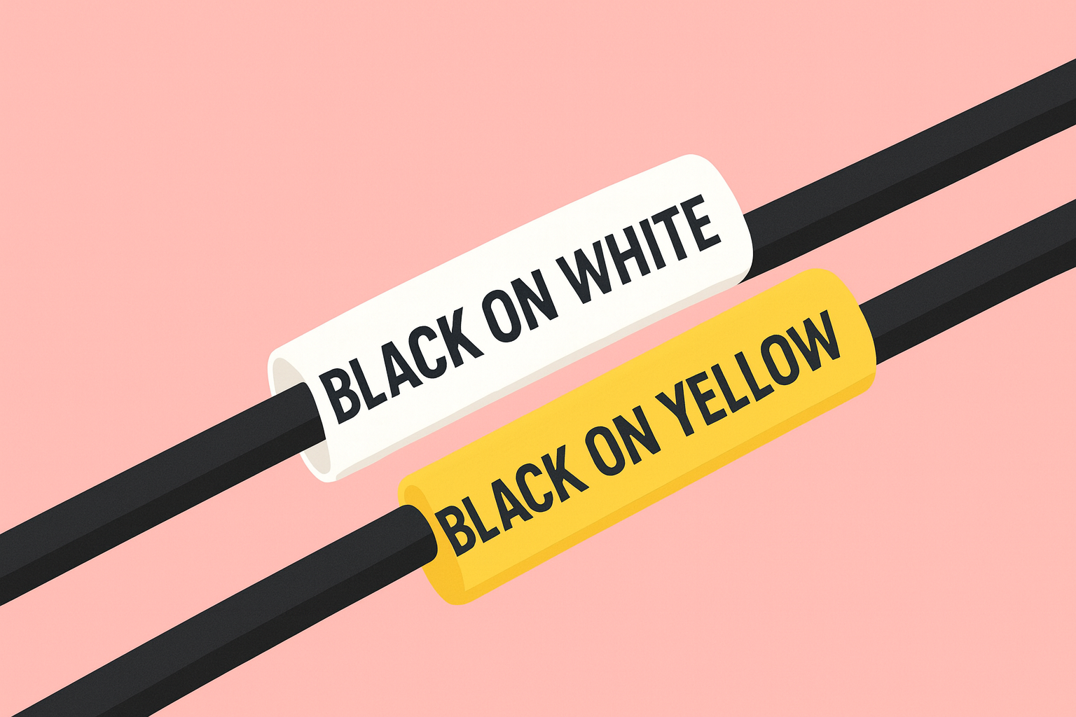 Tubos termorretráctiles Dymo: identificación profesional de cables