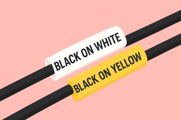 Tubos termorretráctiles Dymo: identificación profesional de cables