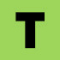 Cinta de etiquetas compatible Brother Btag-G31 negro sobre verde claro 12mm