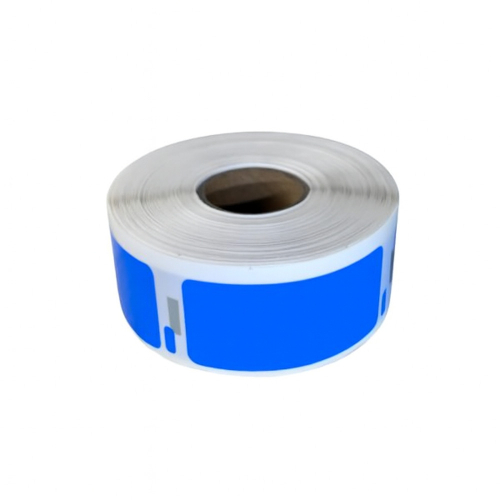 Etiquetas compatibles Dymo 11352, azules, 25 x 54 mm, 500 etiquetas.