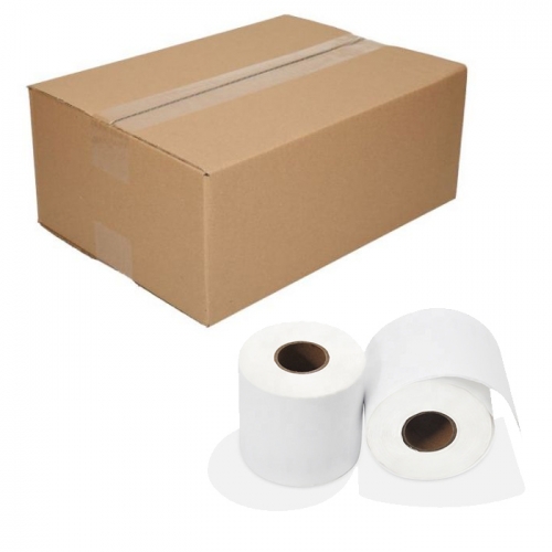 10 rollos de etiquetas compatibles con Dymo 99019, 59 x 190 mm, 110 etiquetas.