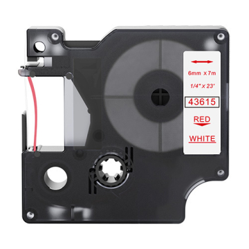 Cinta de carta compatible con Dymo 43615