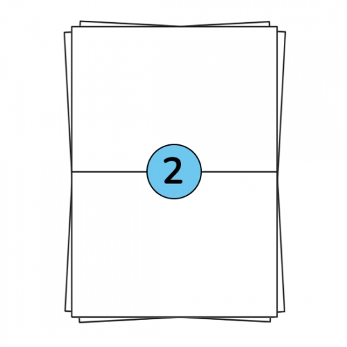 Hojas de pegatinas A4 de 210 x 148 mm, 200 etiquetas