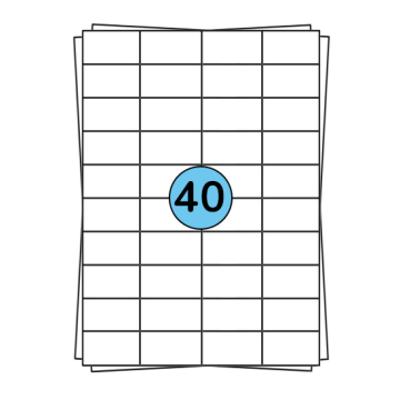 Hojas de pegatinas A4