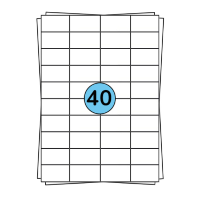 Hojas de pegatinas A4