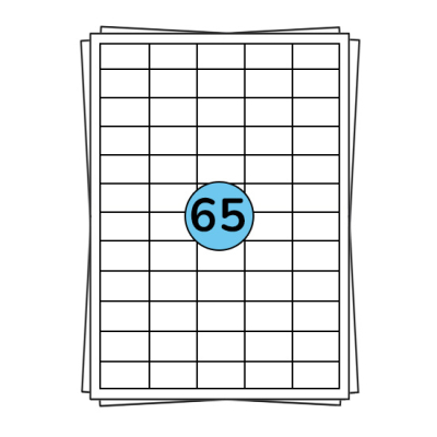 Hojas de pegatinas A4