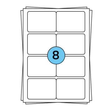 Hojas de pegatinas A4