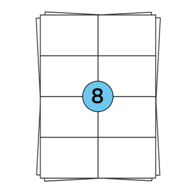 Hojas de pegatinas A4