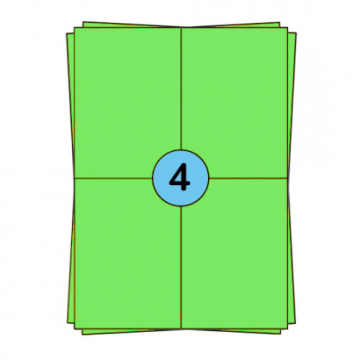 Hojas de pegatinas A4