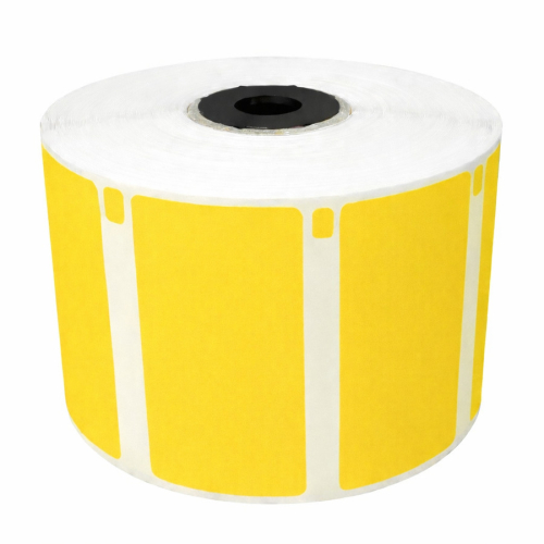 Etiquetas compatibles con Epson, amarillas, 56 x 25 mm, 1000 etiquetas, removibles