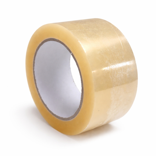 Cinta de embalaje de PP de bajo ruido, 50 micras, 50 mm x 100 metros, transparente