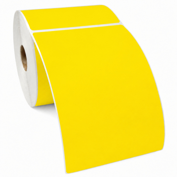 Etiquetas compatibles con Zebra 102 x 210 amarillas